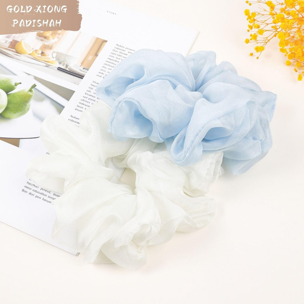 GOLD XIONG PADISHAH scrunchie chiffon XL multicolore pratique et polyvalente