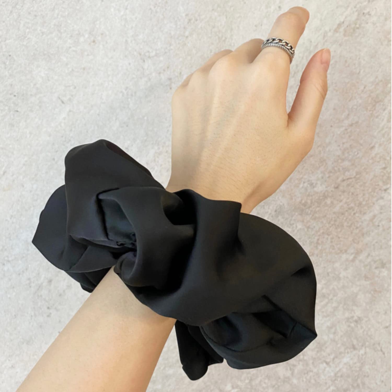 GOLD XIONG PADISHAH scrunchies satin XL rose: look tendance sans pli