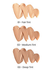 Texture crèmeuse du Golden Rose Radiant Tinted Moisturiser prête pour une couvrance naturelle