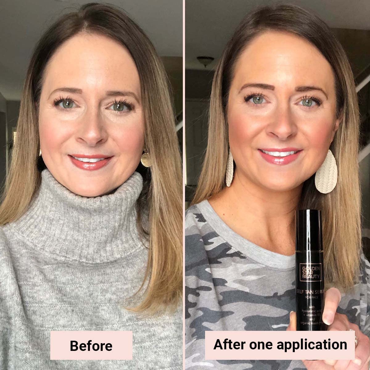 GOLDEN STAR BEAUTY Face Tanner – ingredient-organique pour une routine visage respectueuse.