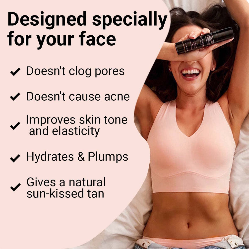 GOLDEN STAR BEAUTY Face Tanner – teinte-doree-naturelle pour un bronzage progressif et discret.