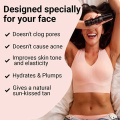GOLDEN STAR BEAUTY Face Tanner – teinte-doree-naturelle pour un bronzage progressif et discret.