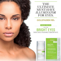 GOLDFADEN MD Bright Eyes Concentré: application sous les yeux pour atténuer les poches.