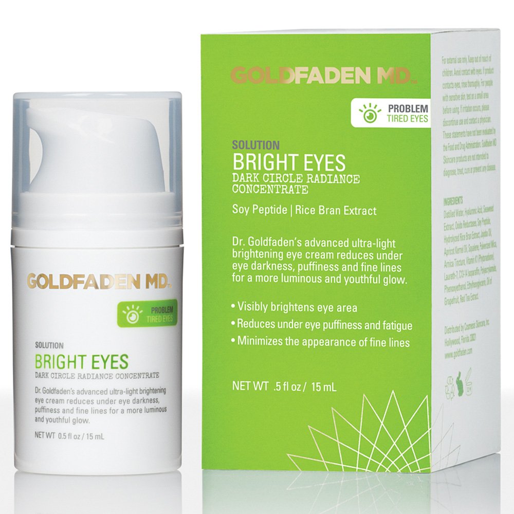 GOLDFADEN MD Bright Eyes Concentré: texture légère prête à hydrater le contour des yeux.