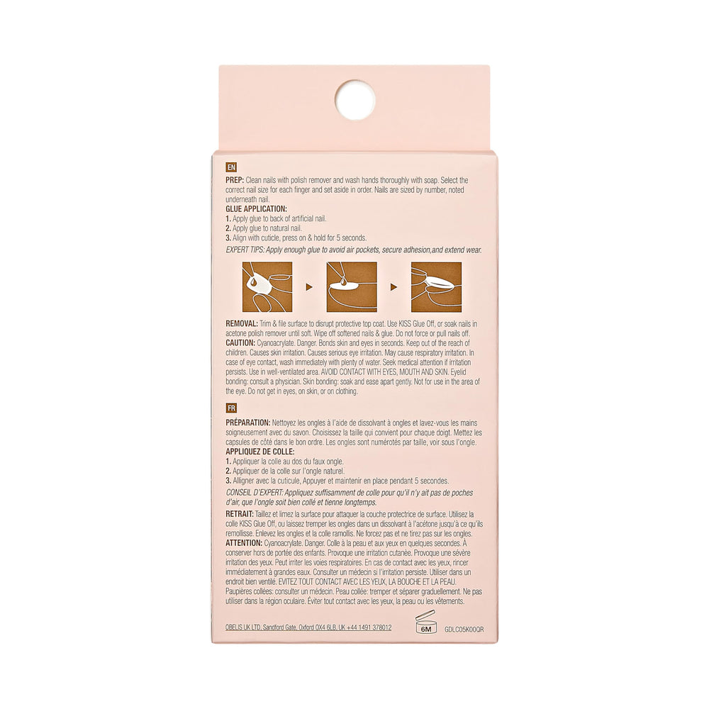 Goldfinger Ongles Gel Glam Design – emballage variable, prêt à offrir