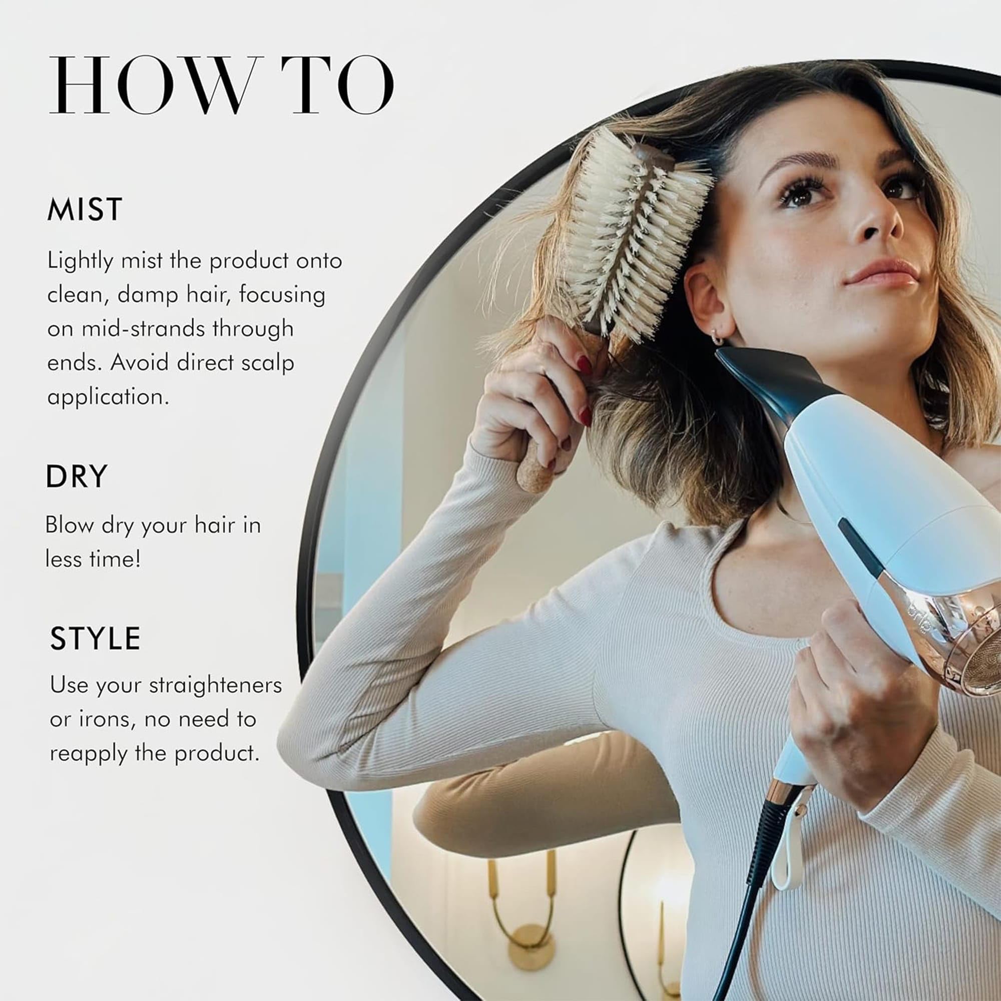 Goldie Locks sans alcool sans protéines: formule légère adaptée à tous les cheveux.