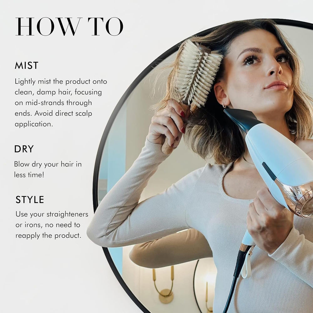 Goldie Locks sans alcool sans protéines: formule légère adaptée à tous les cheveux.