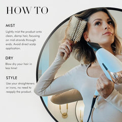 Goldie Locks sans alcool sans protéines: formule légère adaptée à tous les cheveux.