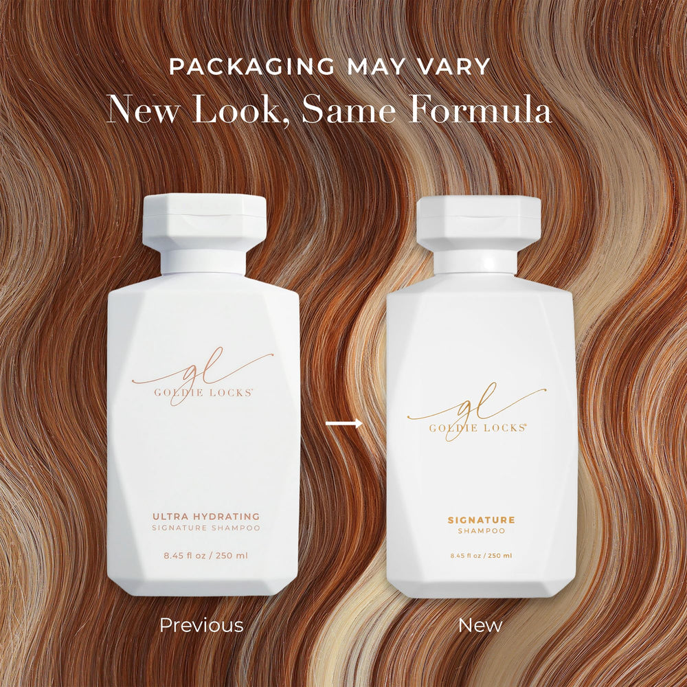 Goldie Locks Shampoing: emballage minimaliste, même formule ultra hydratante.