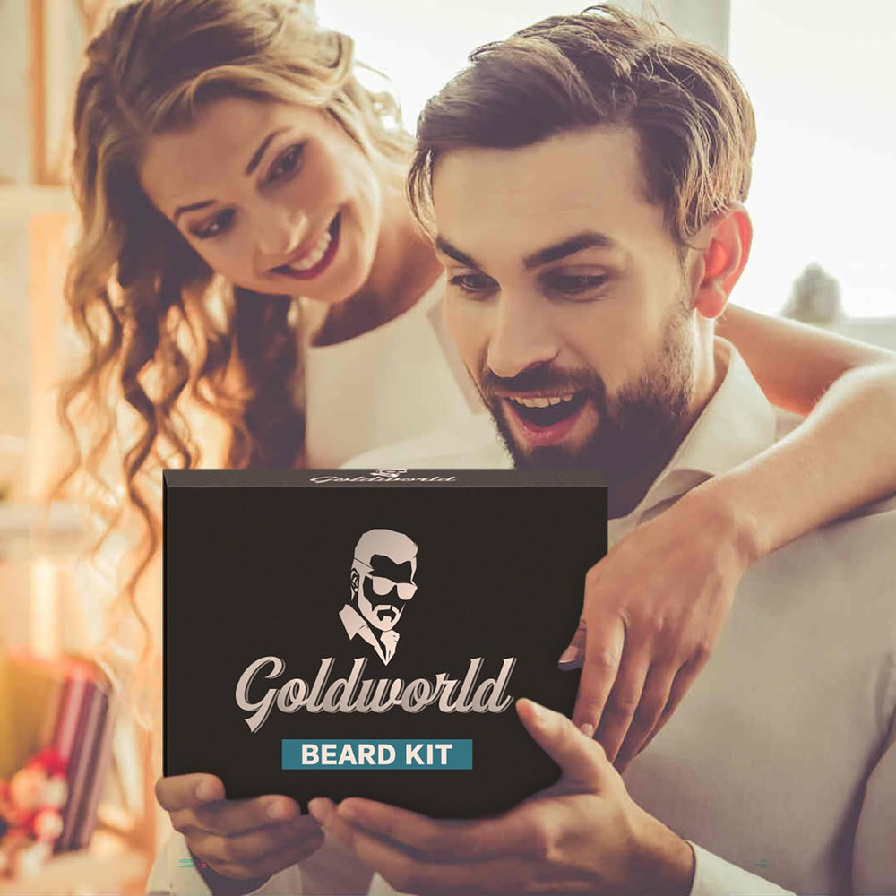Ensemble barbe GoldWorld avec accessoires essentiels