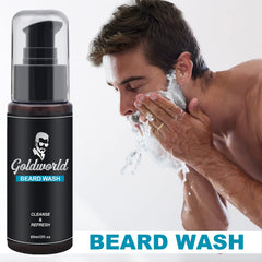 Huile barbe et baume GoldWorld nourrissent et adoucissent la barbe