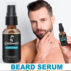 Shampoing barbe GoldWorld nettoie en douceur et revitalise