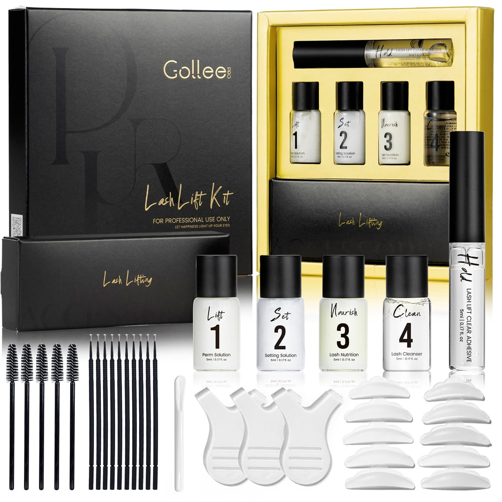 GOLLEE kit relevage cils boîte prête pour utilisation à domicile.