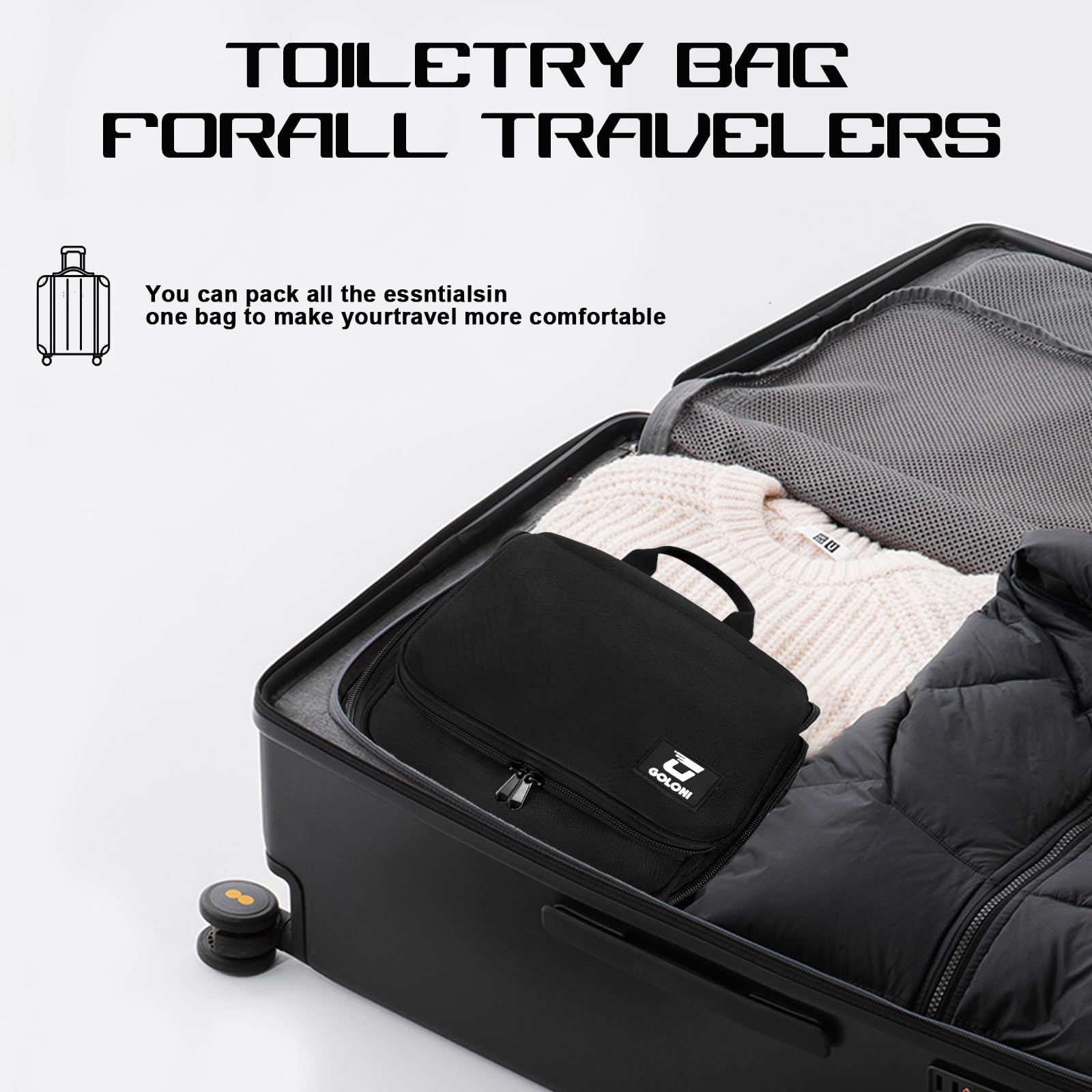 Goloni design neutre et polyvalent, idéal pour femmes et hommes en voyage