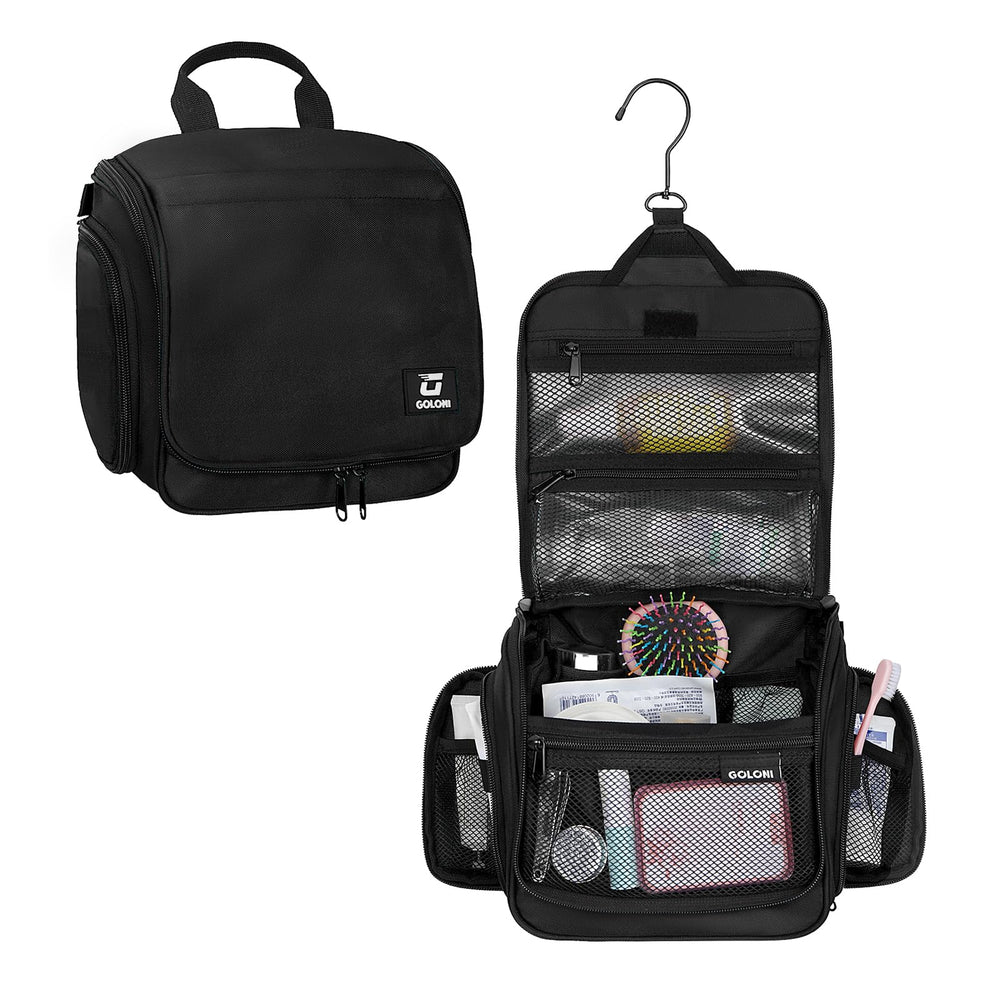 Goloni sac-toilette pendante avec crochet XXL pour rangement rapide