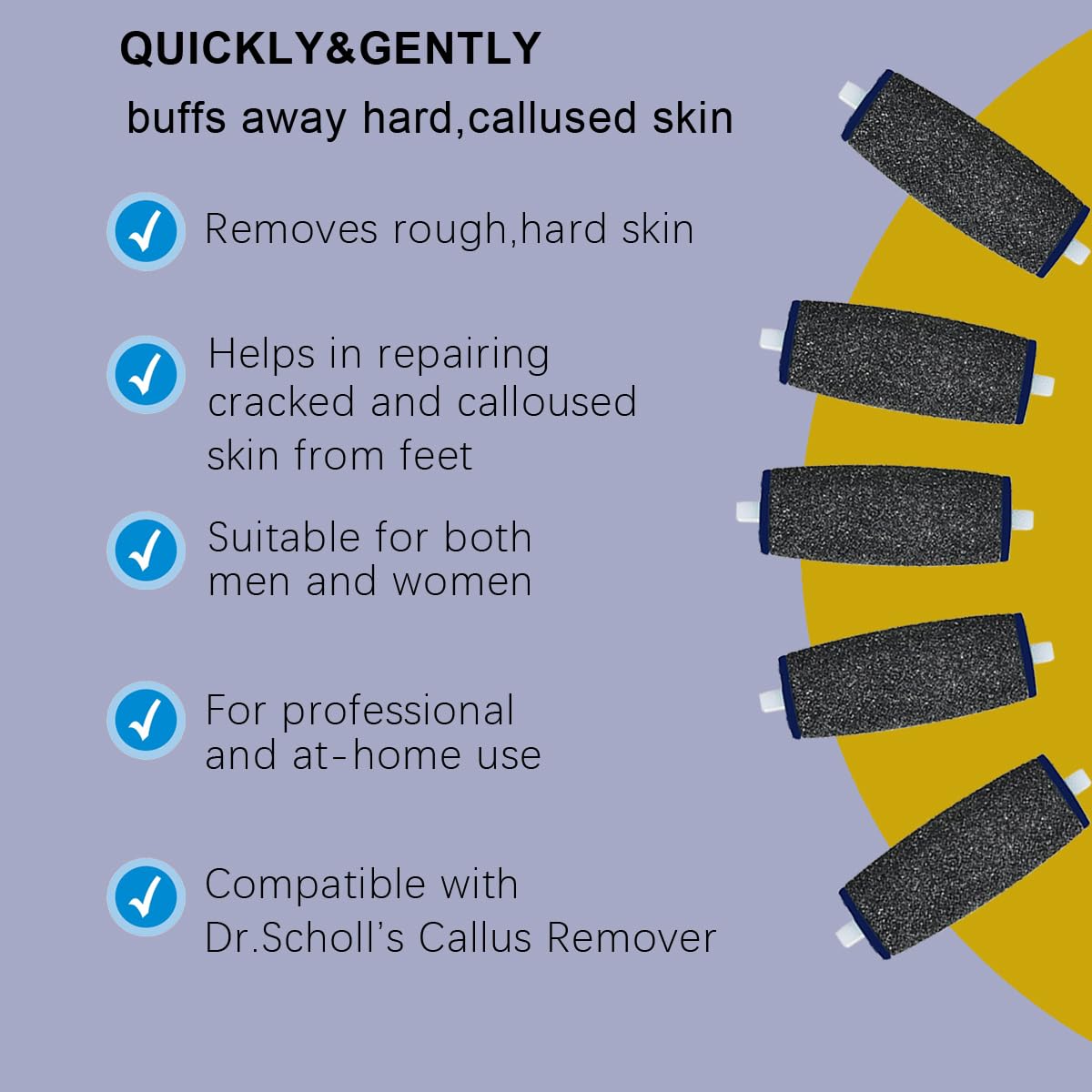 gominyuf rouleaux hygiéniques et sûrs pour la peau