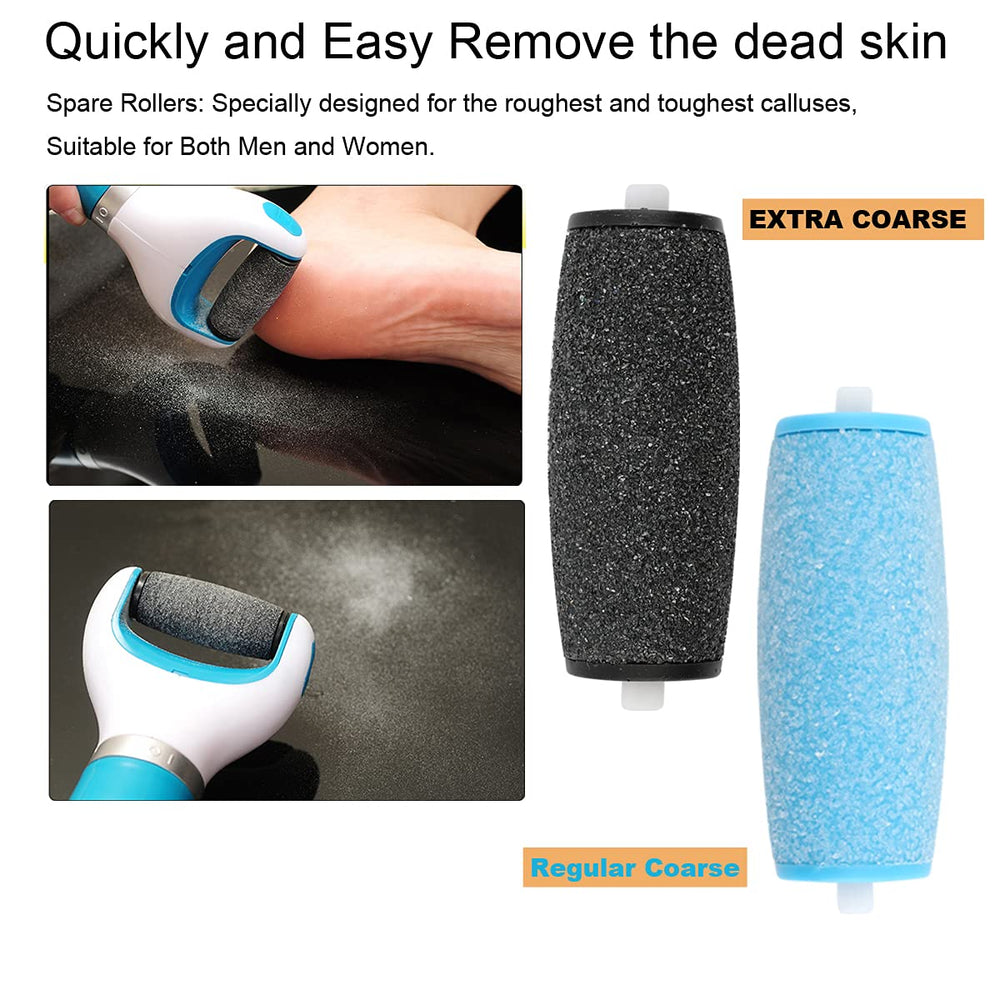 GOMINYUF rouleau noir extra grossier pour callosités tenaces