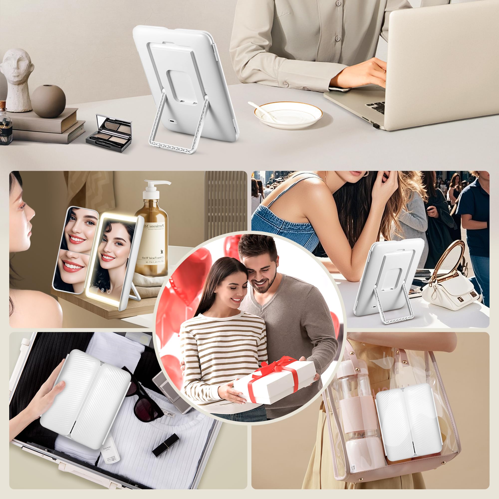 GOMIPURU Miroir Cadeau Beauté Femmes, idée cadeau pratique