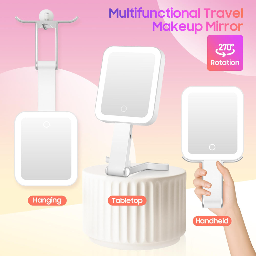 Miroir GOMIPURU voyage avec rotation à 360° pour l’angle idéal.