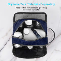 Gonex trousse toilette avec poignee latérale pour transport facile.