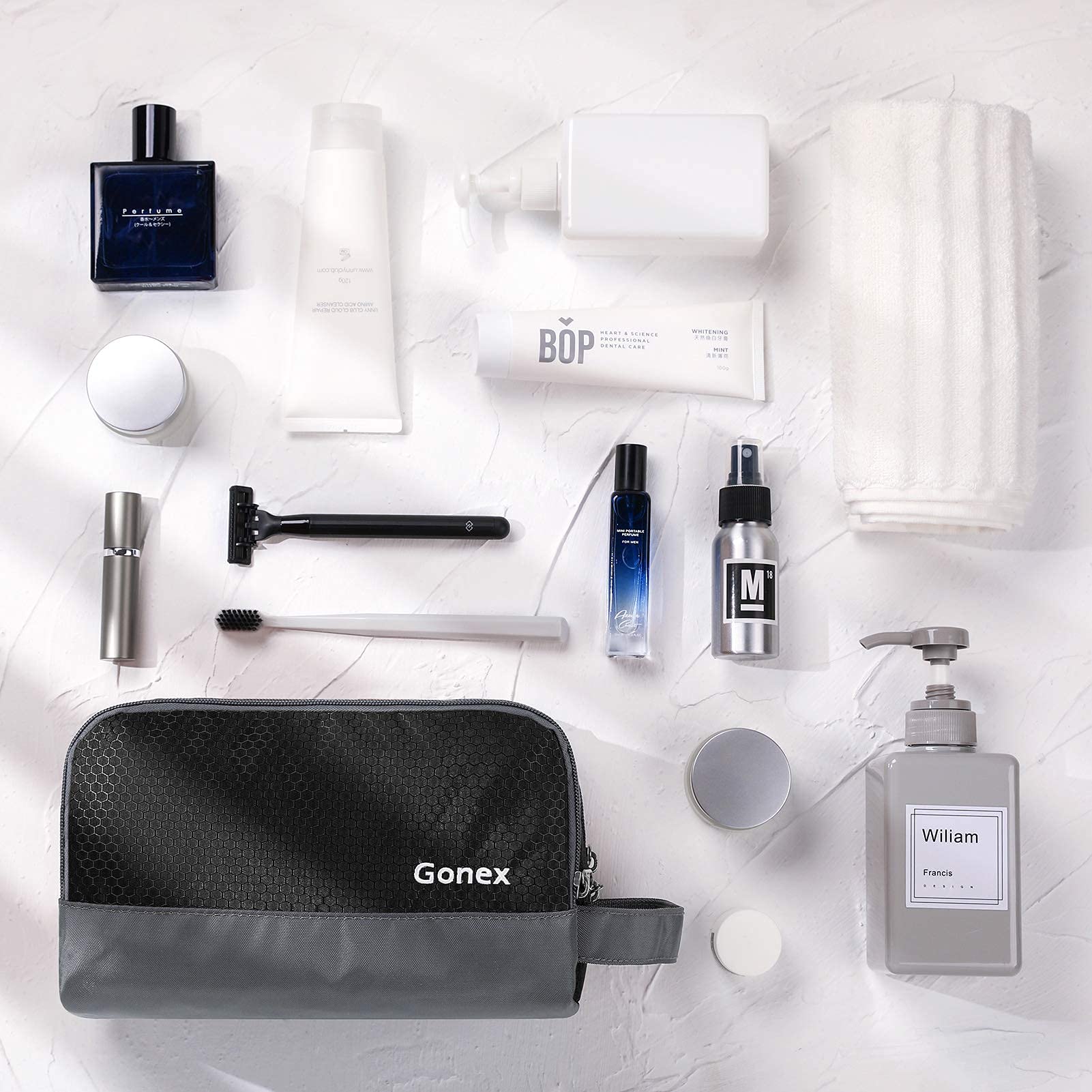 Gonex format compact, se glisse facilement dans le bagage cabine
