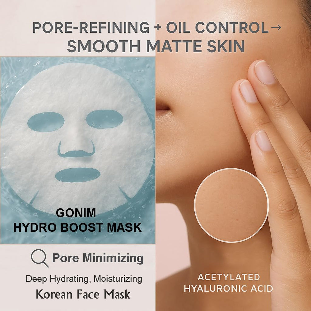 Masque GONIM visage apaisant: douceur pour peaux sensibles.