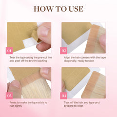 GOO GOO tape pour extensions, retrait professionnel sans dommage.