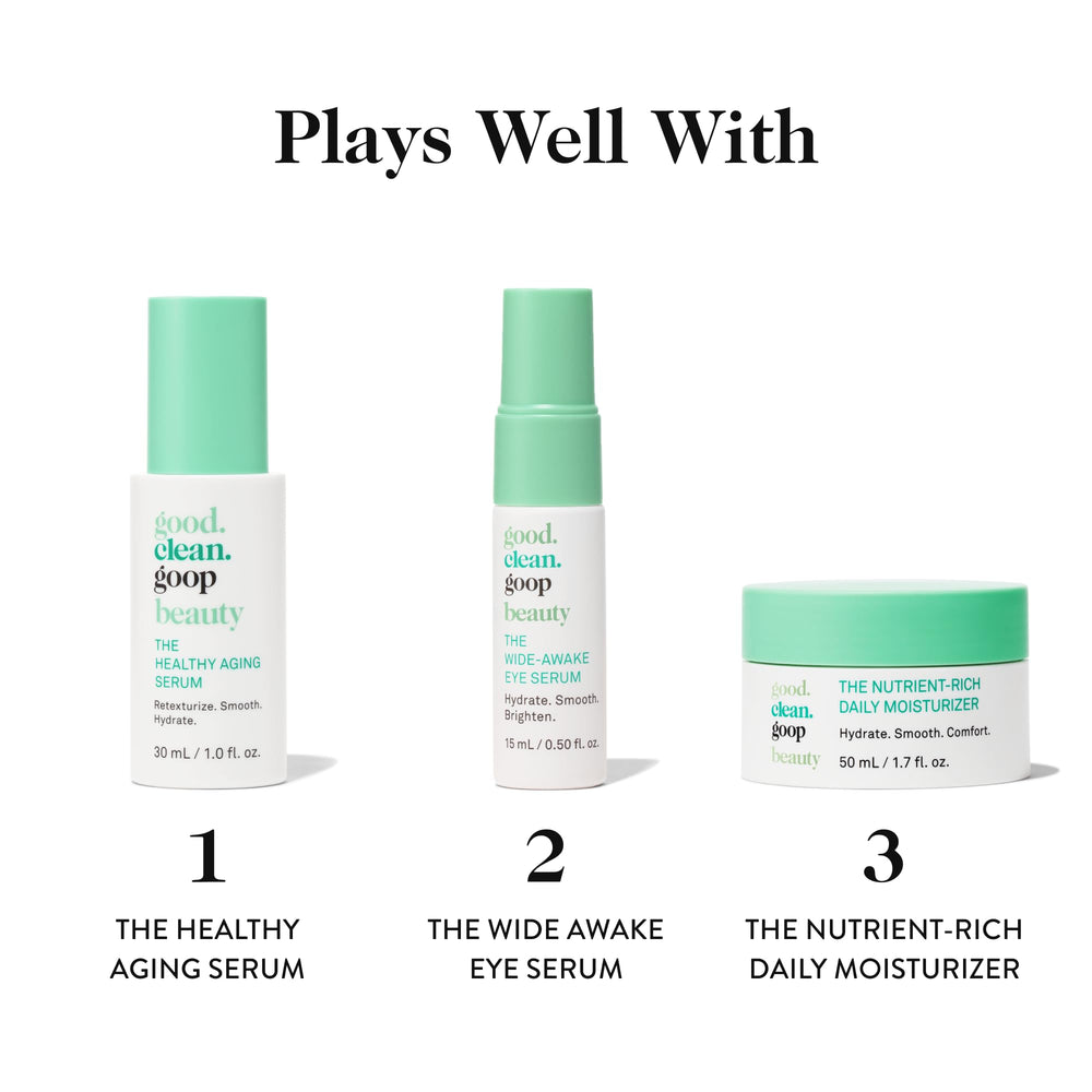 packaging respectueux de l'environnement de good.clean.goop.