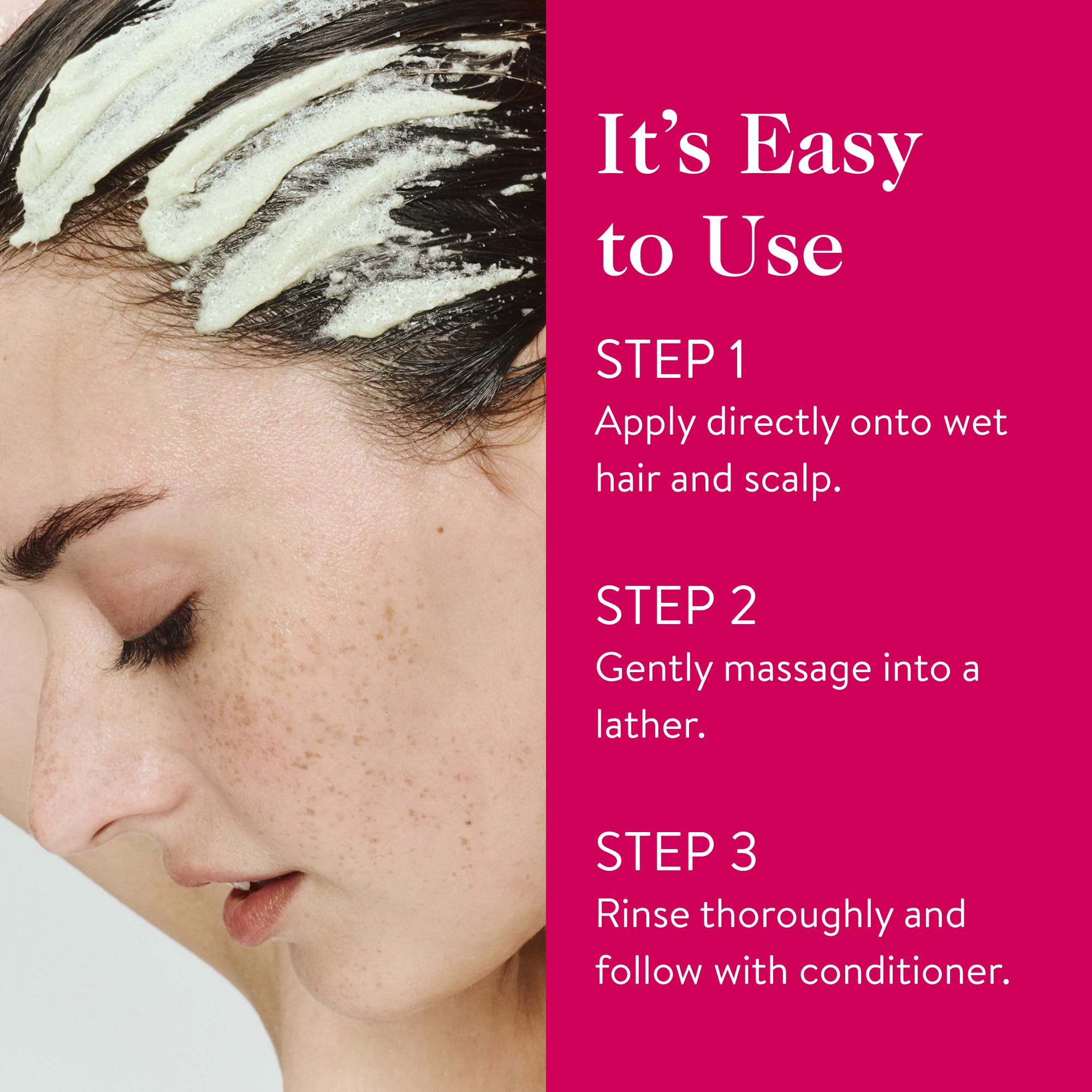 good.clean.goop Powerscrub Scalp Detox – Élimine résidus et sébum pour une sensation de propreté.