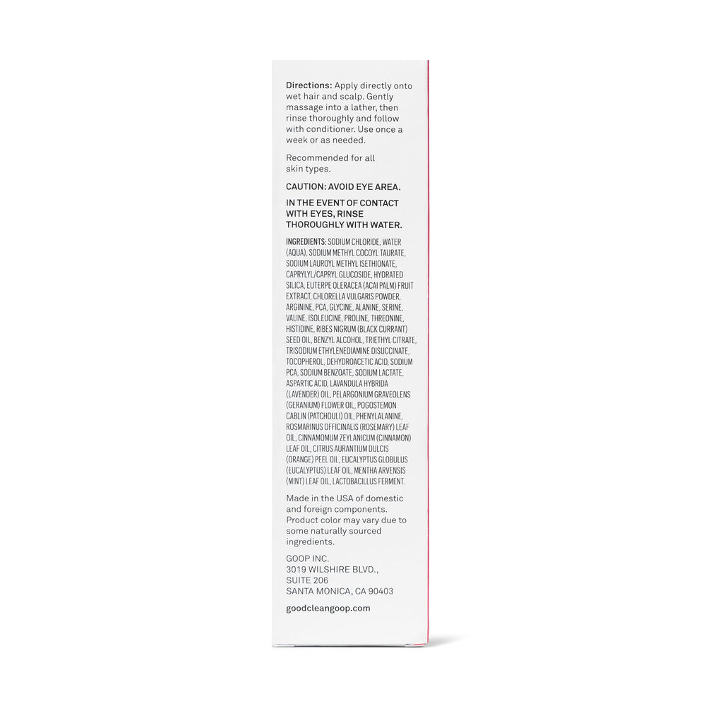 good.clean.goop Powerscrub Scalp Detox – Végan, sans cruauté et testé dermatologiquement.