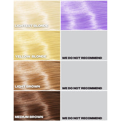Good Dye Young – application violette déposée en surface et s’estompe avec les lavages.