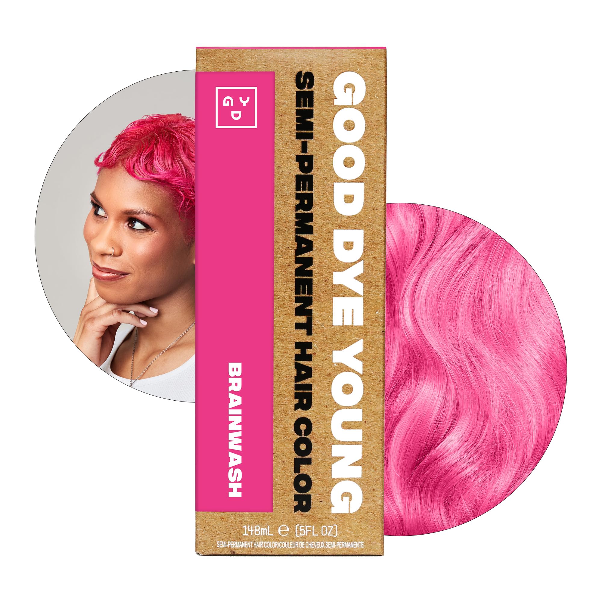 Good Dye Young Brainwash: tenue jusqu’à 24 lavages avec fade fidèle à la teinte.