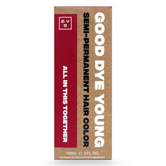 Good Dye Young couleur rouge semi-permanente, bouteille visible pour une teinte durable jusqu’à 24 lavages