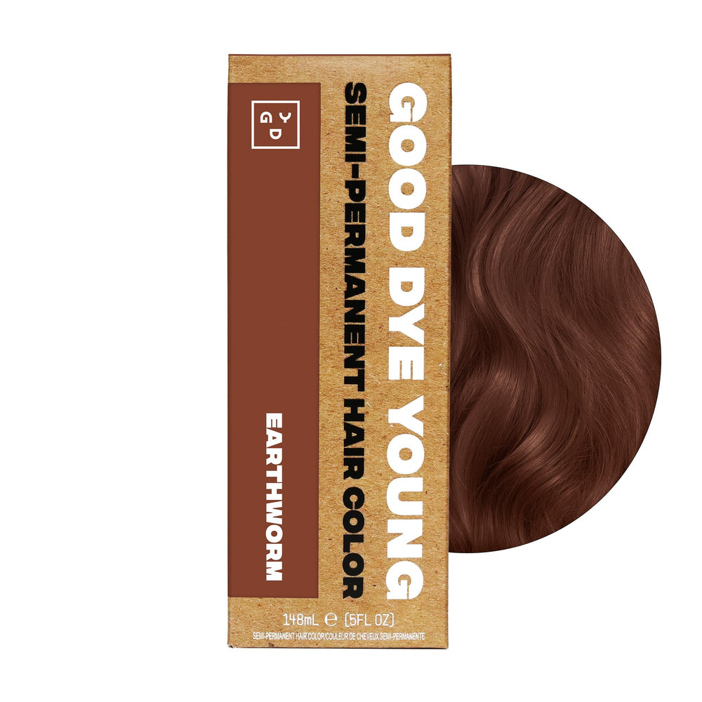 Good Dye Young Earthworm – Résultat semi-permanent durable sur plusieurs lavages.