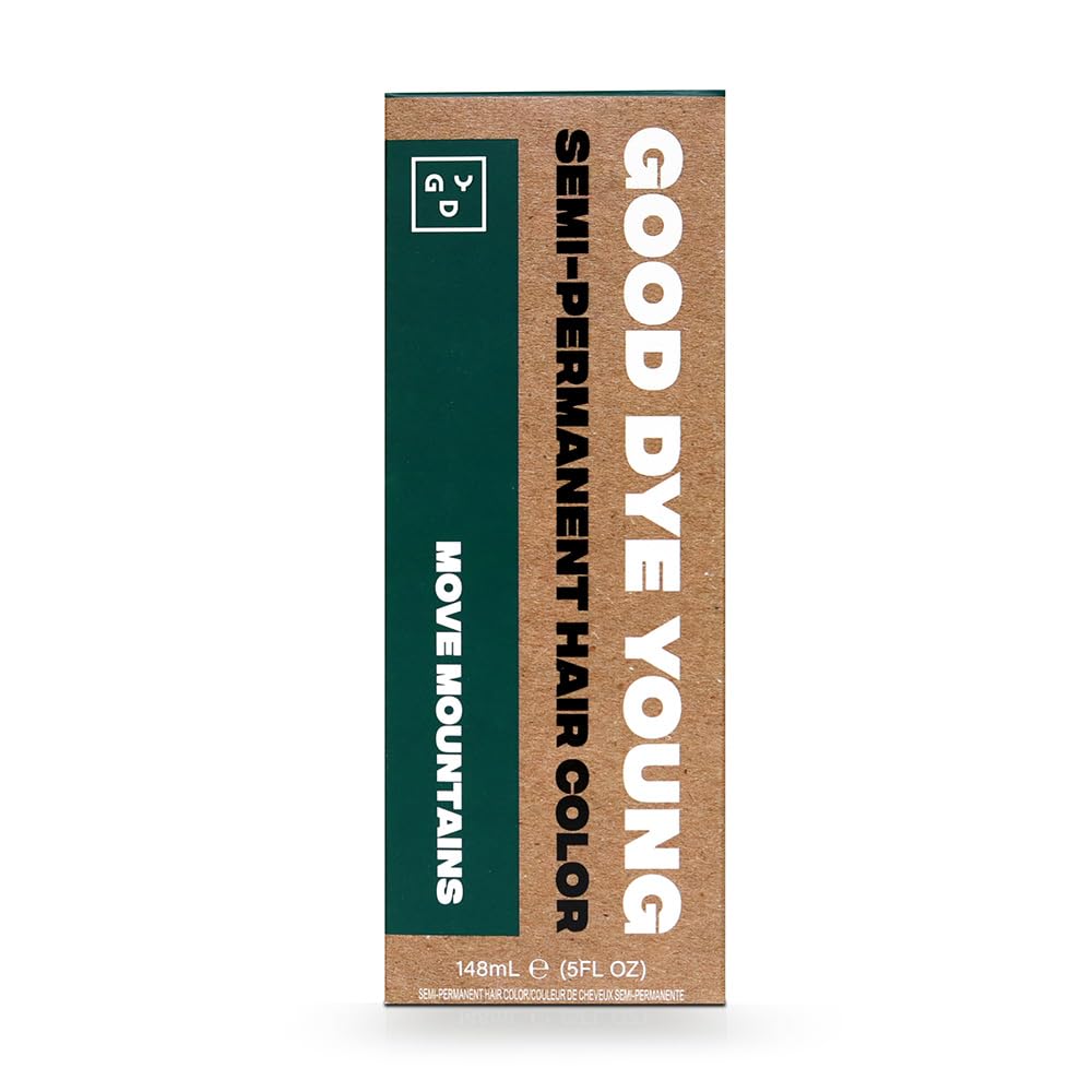 Good Dye Young Mystic Green: application facile sur cheveux pour couleur éphémère et vibrante.