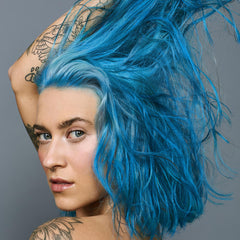 Nuancier bleu Good Dye Young, prévisualisation exacte de la couleur avant usage.