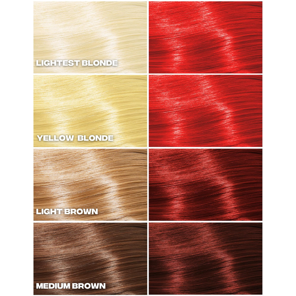 Good Dye Young Rock Lobster coloration sur cheveux offre une teinte orange durable sans endommager.