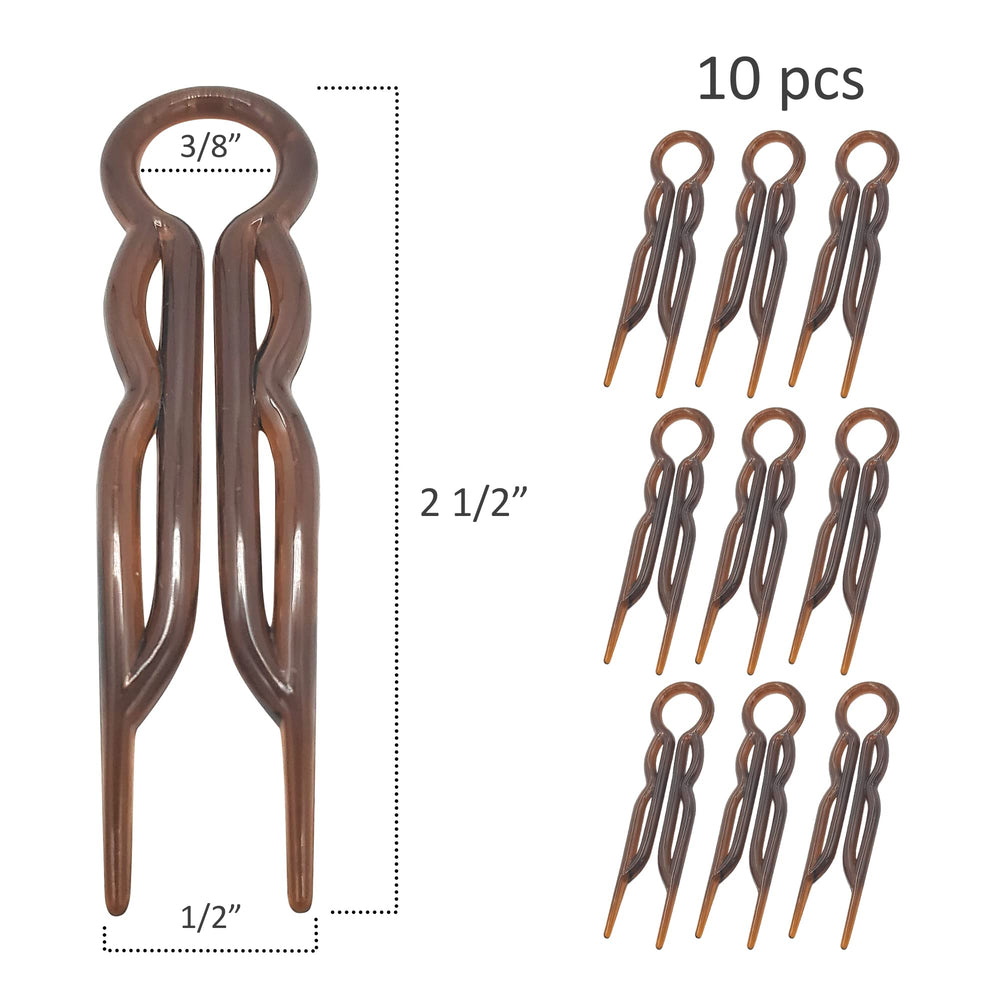 Good Hair Days pinces cheveux cristal 2,5 pouces, maintien pratique pour styles rapides