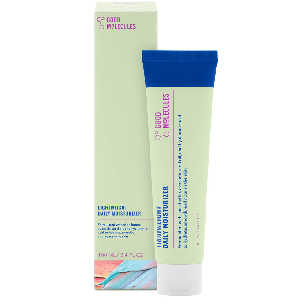 Good Molecules Crème hydratante légère en flacon pompe, hydratation quotidienne pour le visage.