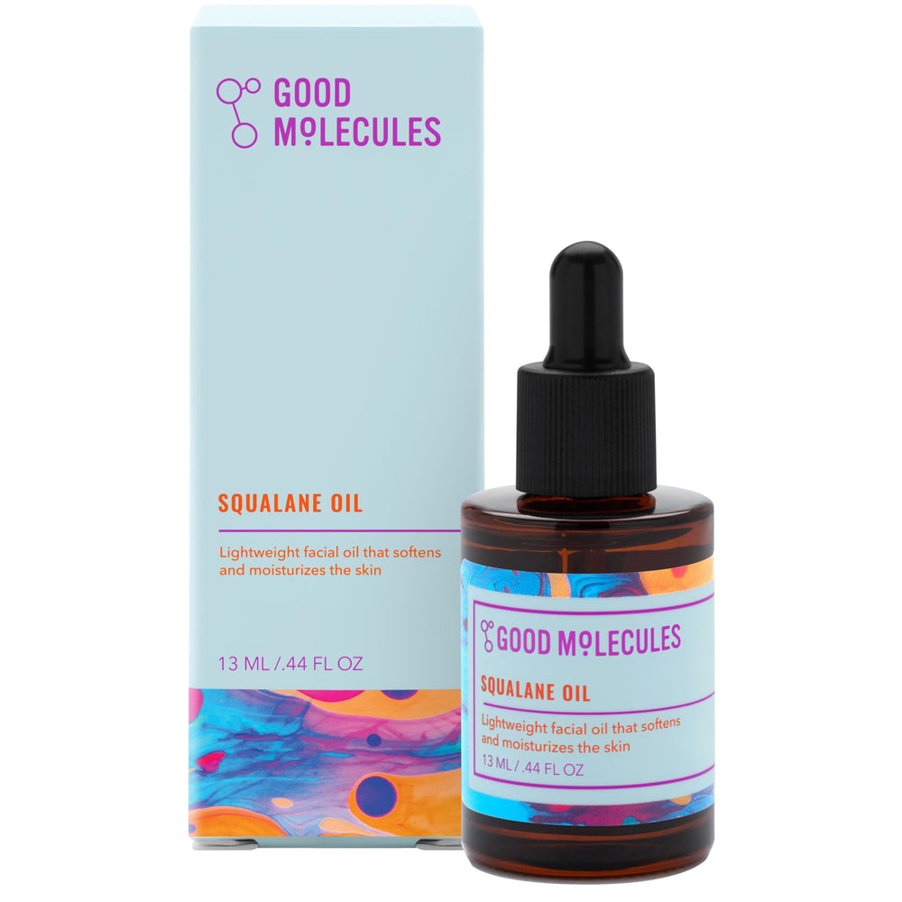Good Molecules Huile Squalane : flacon pratique pour hydratation légère du visage