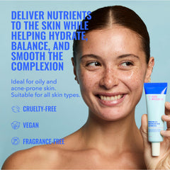 Texture gel-eau du Good Molecules Hydrating Gel Moisturizer, absorption rapide