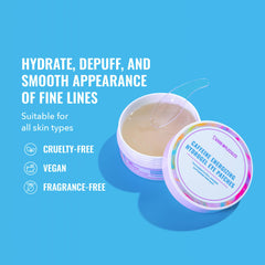 Patch hydrogel Good Molecules Yeux caféine, éclat et hydratation du contour.