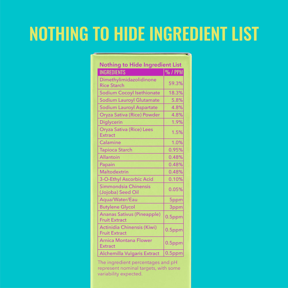 Grains fins de la poudre exfoliante Ananas offrant une exfoliation contrôlée