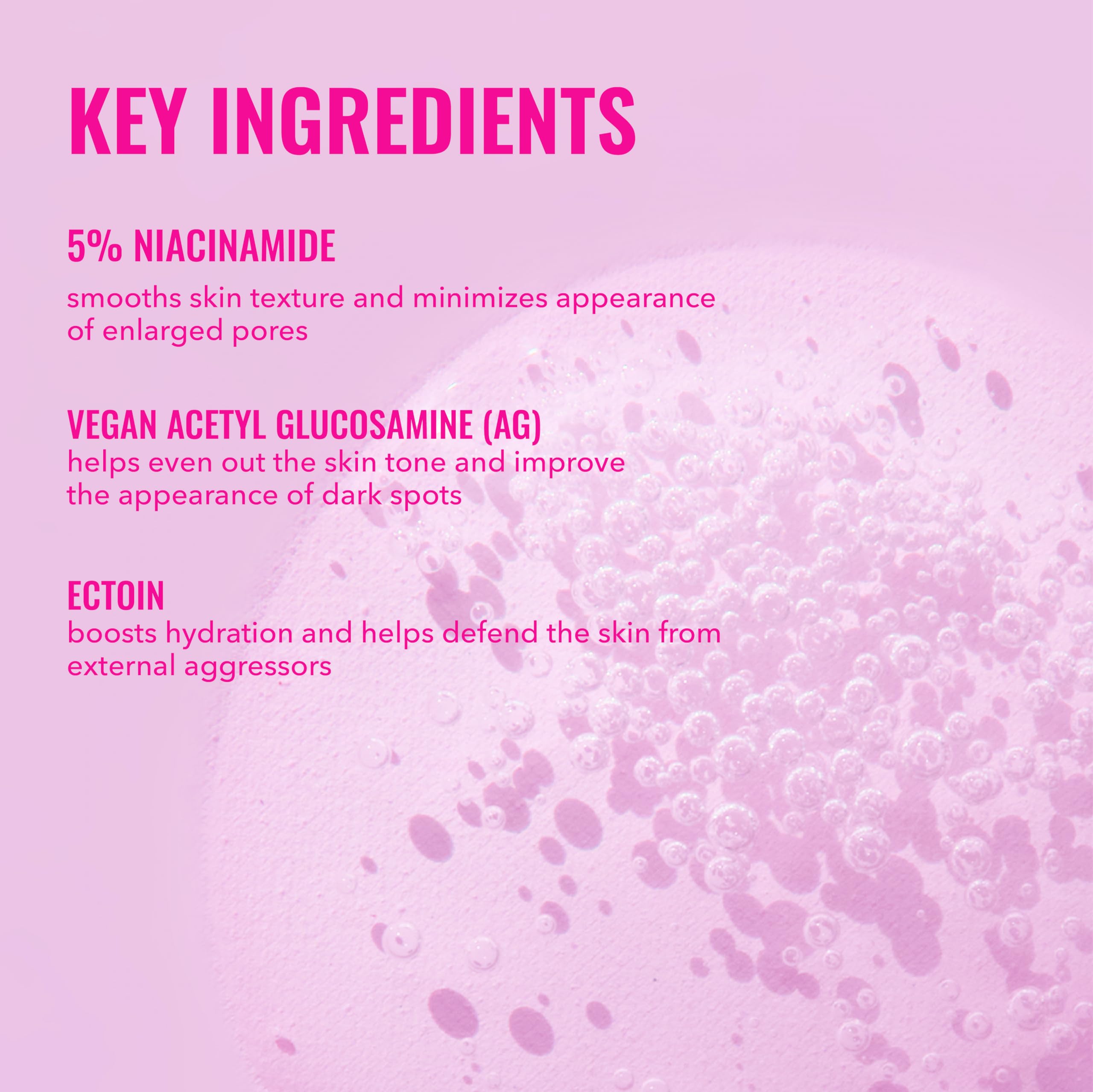 Good Molecules Niacinamide 5% texture soyeuse apaise et lisse la peau.
