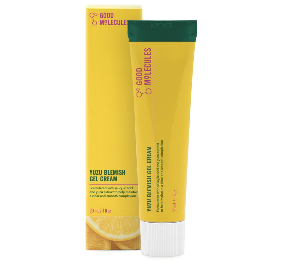 Flacon Good Molecules Yuzu Gel Crème pour une peau plus claire