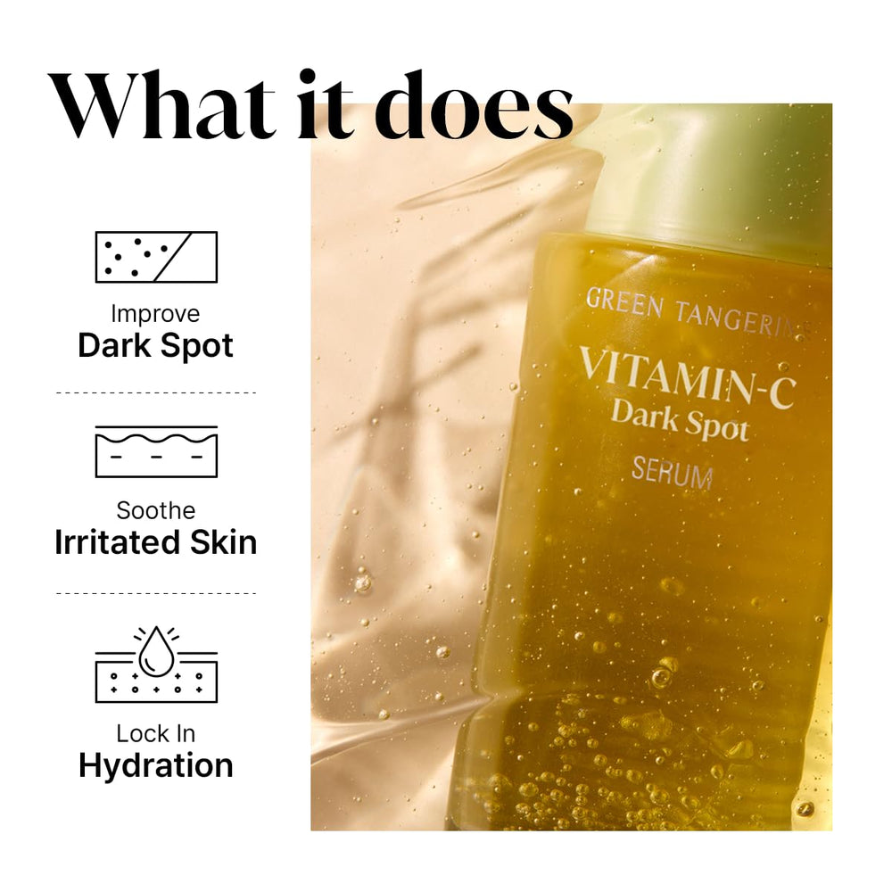 GOODAL serum ingrédients mandarine-verte extrait, potentiel antioxydant pour votre routine soin.