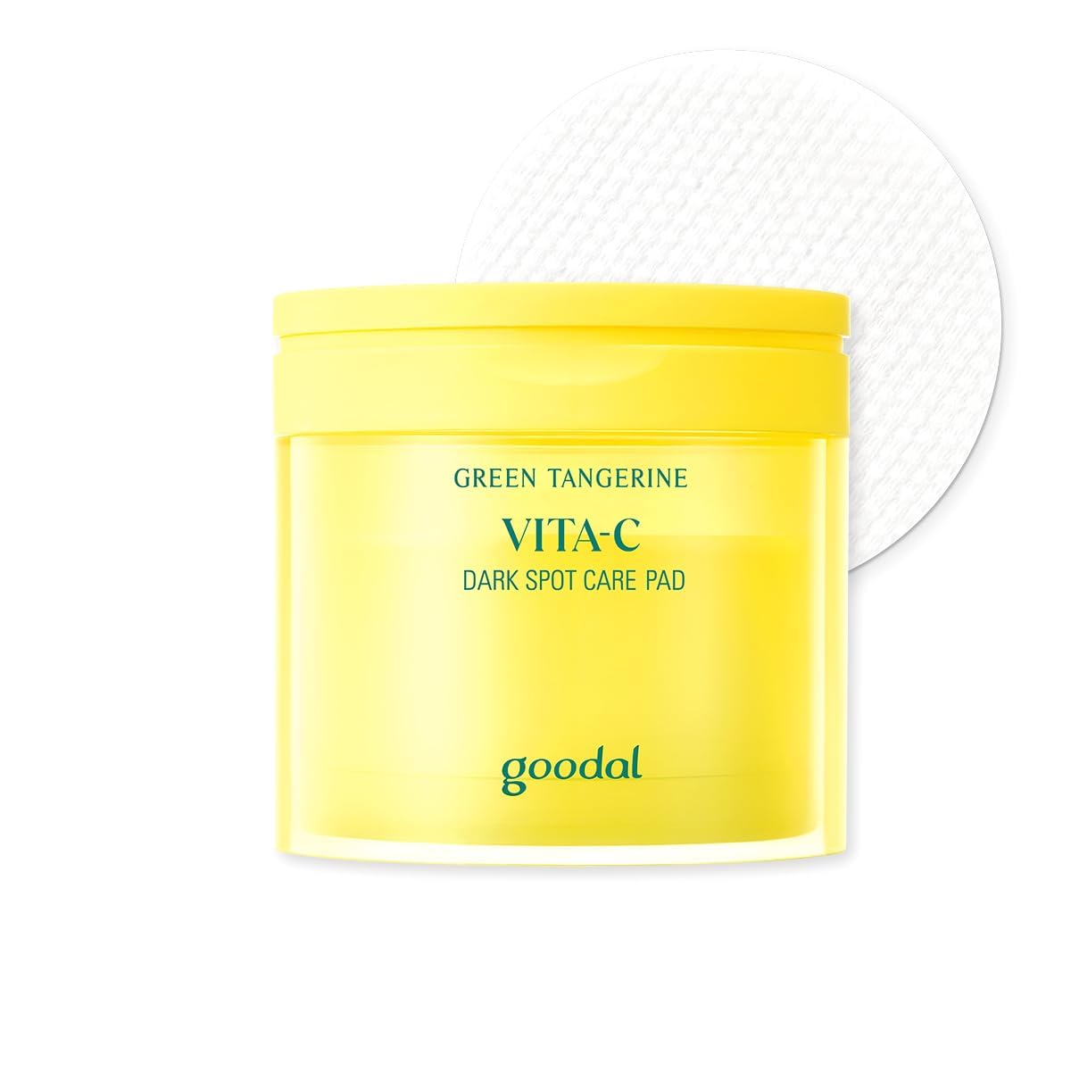 GOODAL tampons tonifiants mandarine verte pour peau lumineuse