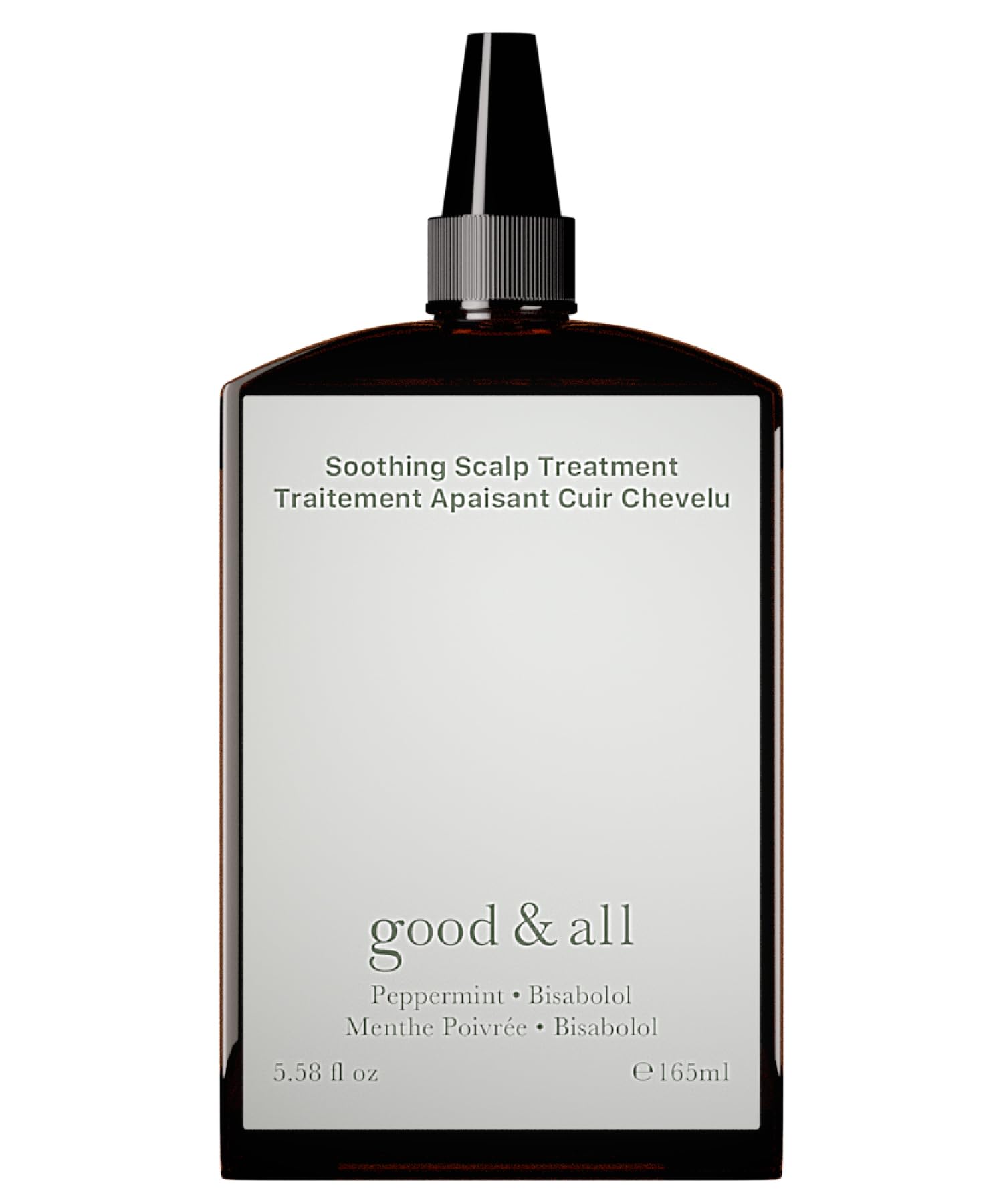GOOD&ALL traitement cuir-chevelu sec en bouteille, apaisement discret.