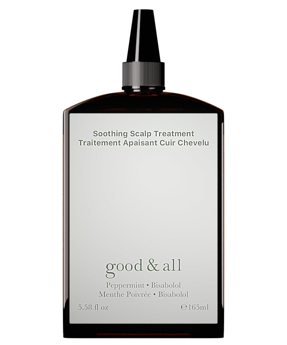 GOOD&ALL traitement cuir-chevelu sec en bouteille, apaisement discret.