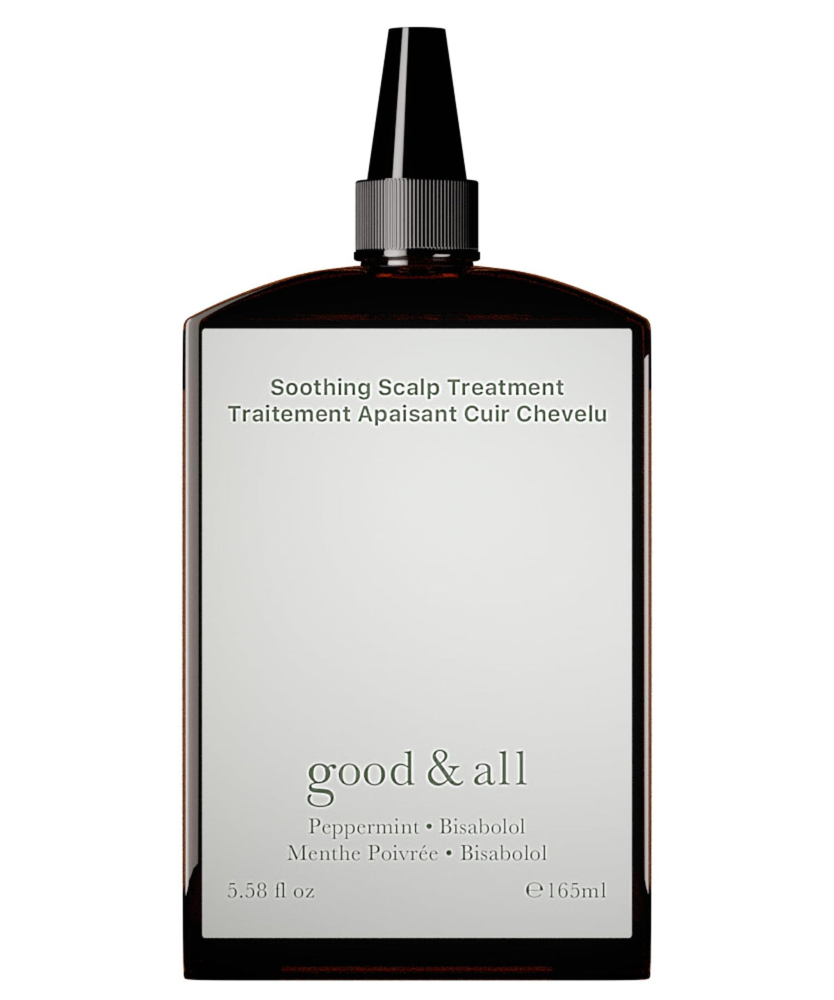 GOOD&ALL traitement cuir-chevelu sec en bouteille, apaisement discret.